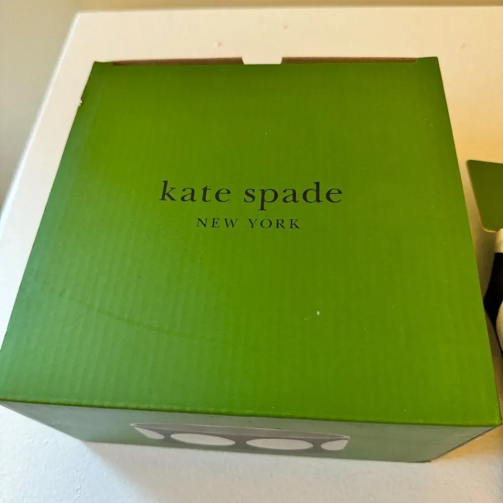 KATE SPADE NY - M/L Pet Bandana & 32oz Bowl in Art Dots NWT Bundle
